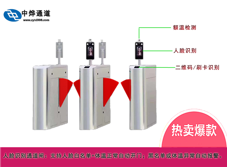 人臉測(cè)溫?cái)[閘ZY-N309
